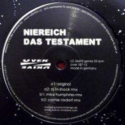 Cover for Das Testament