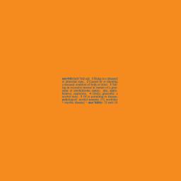 Cover for Orange