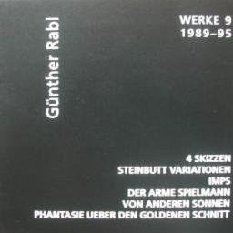 Cover for Werke 9 1989-95
